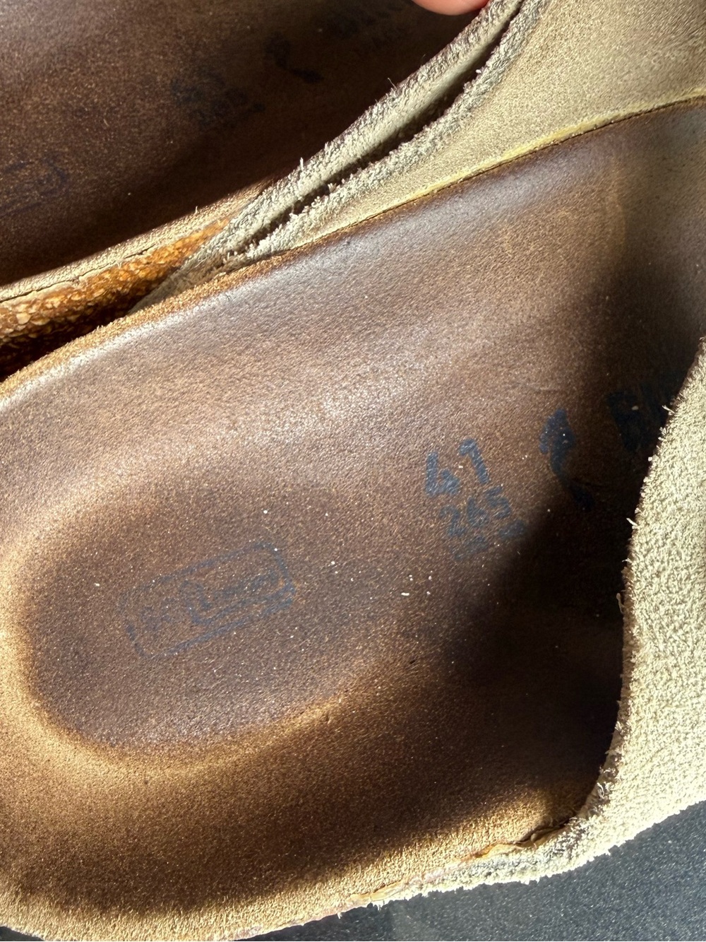 BIRKENSTOCK | Suede Double Buckle Slip-On Sandals - Picture 7 of 9